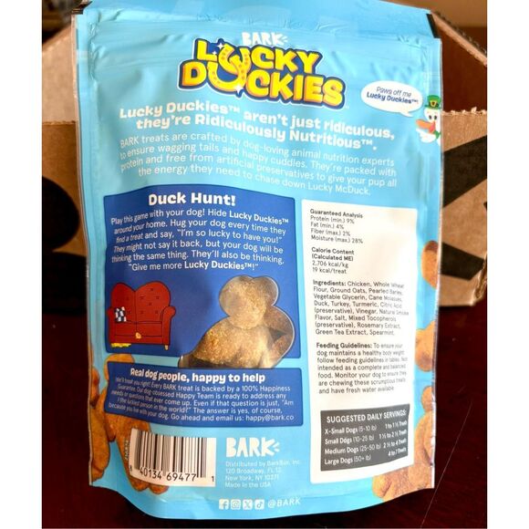 BARK BOX - NWT Dog Fun Bundle of 2 Toys & Bag of Soft Baked Treats. (Small Dogs) - Picture 13 of 14
